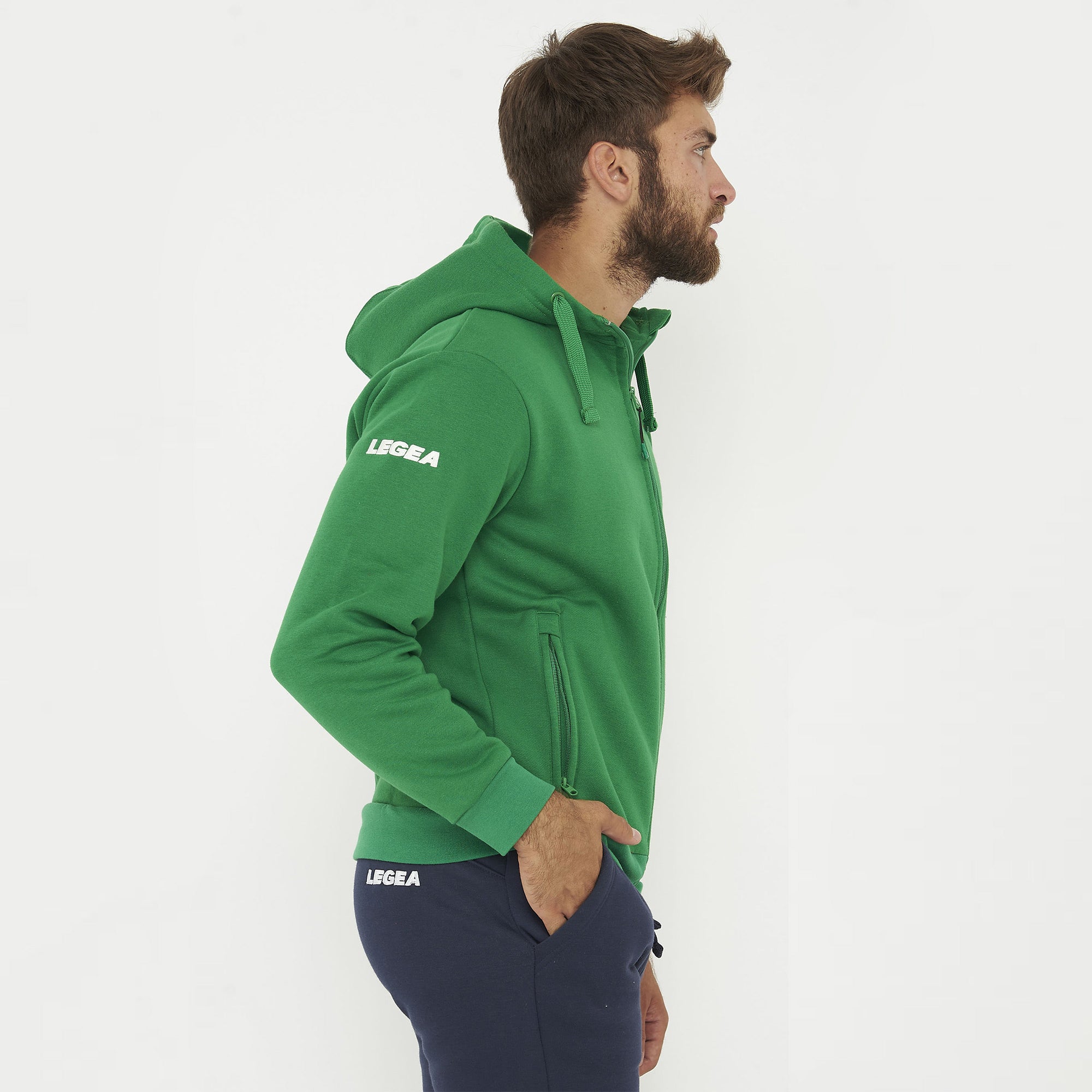 legea-felpa-con-cappuccio-e-zip-sarajevo-verde-l image 7