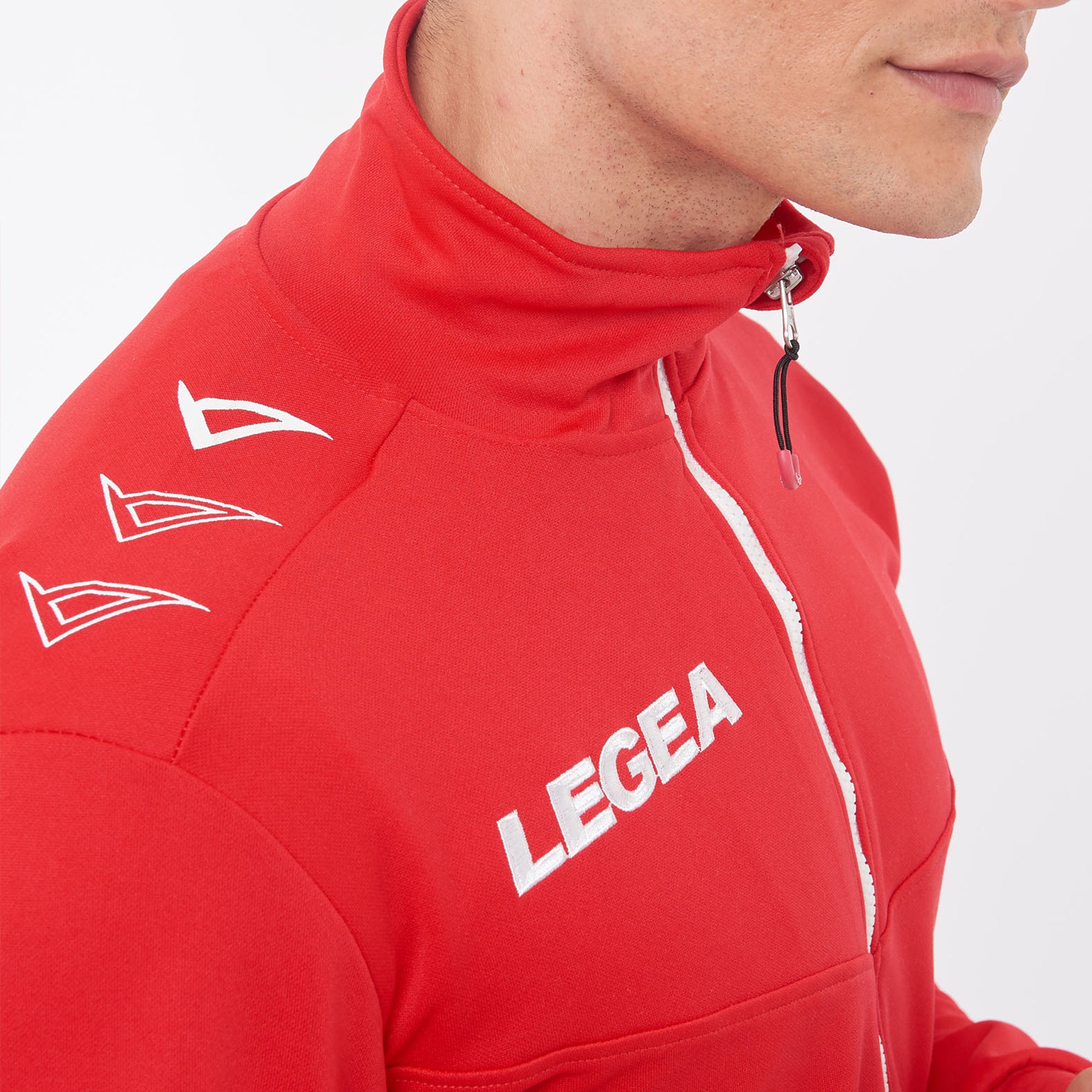 legea-alabama-giacca-con-zip-intera-rosso-l image 5