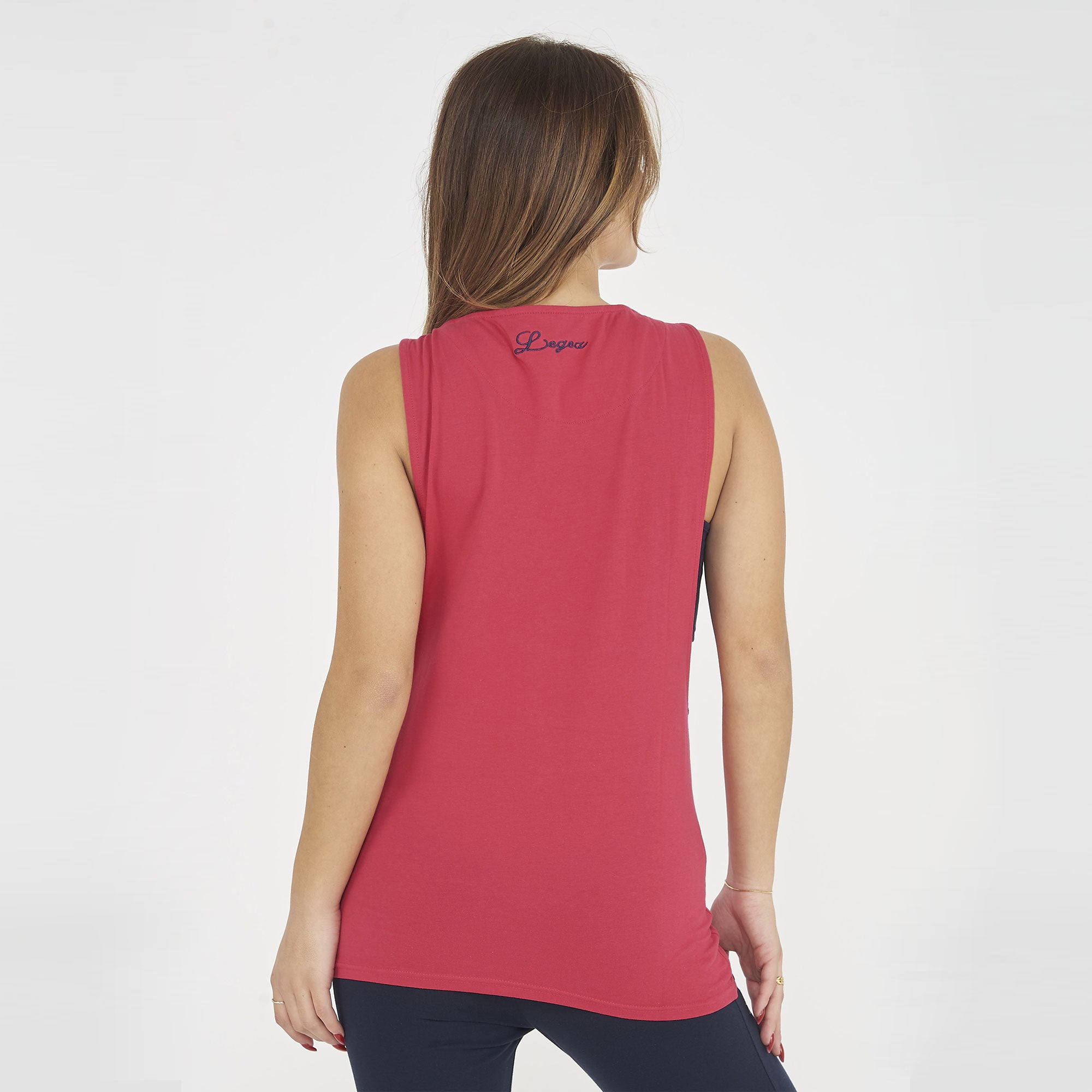 legea-nisher-canotta-cotone-allenamento-rosa-scuro-s image 2