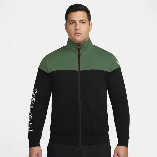 legea-giacca-sportiva-ontario-oversize-nero-verde-scuro-4xl image 1