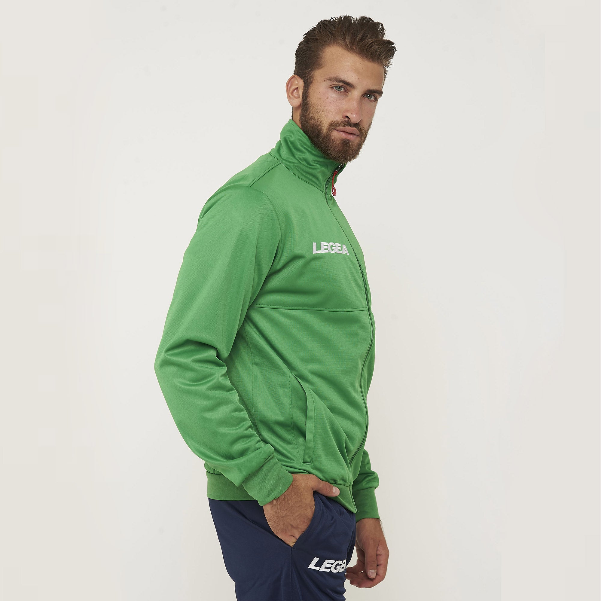 legea-giacca-sportiva-cuba-con-zip-verde-m image 3