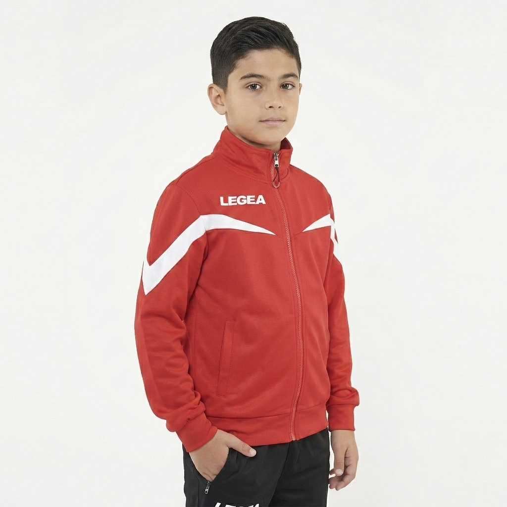 legea-salvador-giacca-sportiva-con-zip-bambino-rosso-3xs image 1