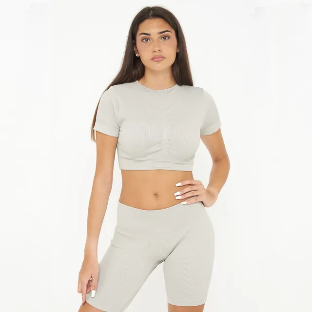 legea-way-maglia-fitness-crop-costine-seconda-pelle-grigio-l image 1