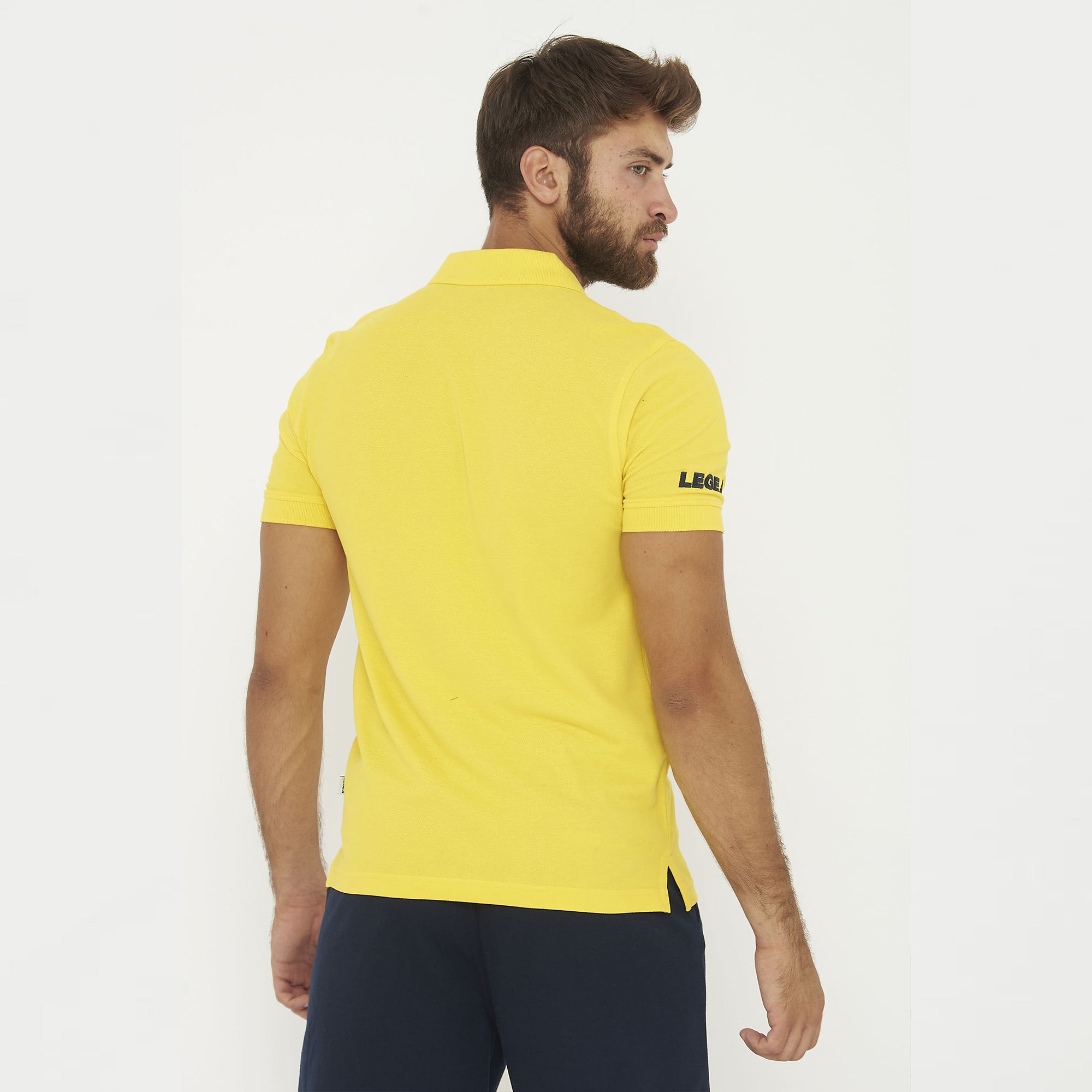legea-ariete-polo-in-cotone-giallo-2xl image 2