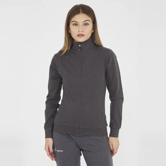 legea-ridaka-giacca-sportiva-leggera-con-zip-grigio-melange-xl image 1