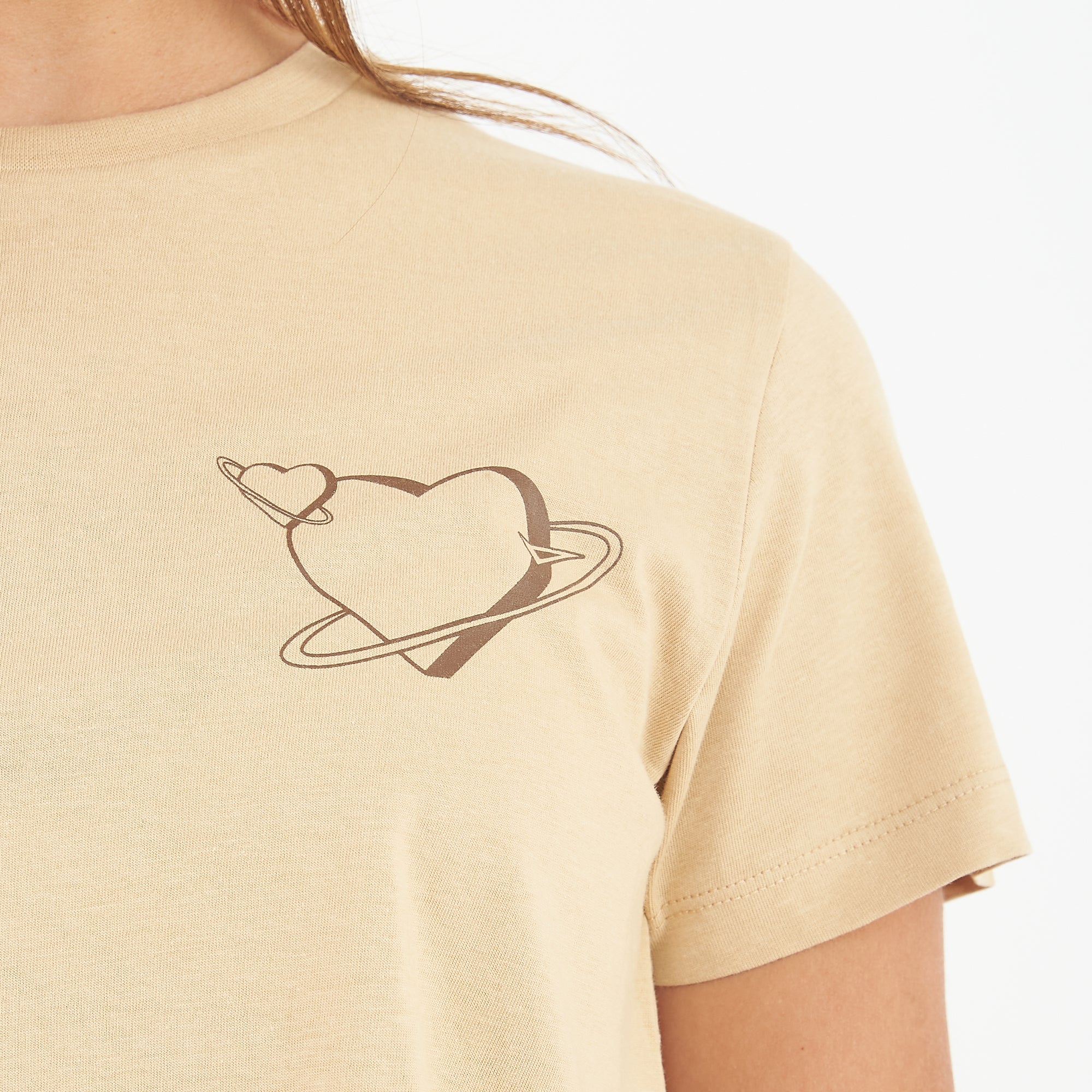 legea-special-t-shirt-in-cotone-crop-top-donna-sabbia-s image 4