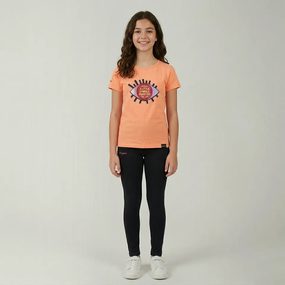 legea-vetra-completino-cotone-bambina-pesca-xs image 1