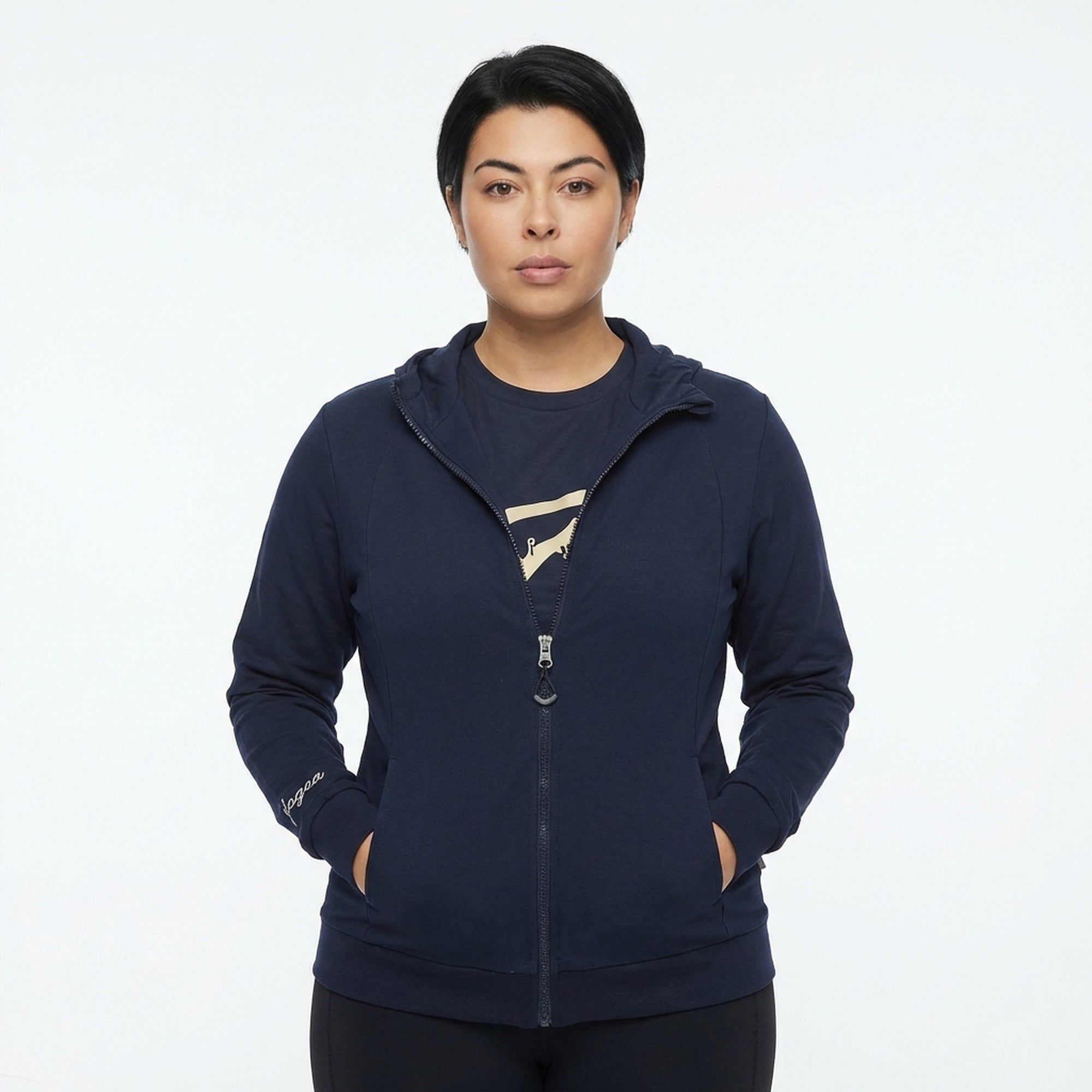 legea-felpa-con-zip-e-cappuccio-adara-blu-4xl-oversize image 1