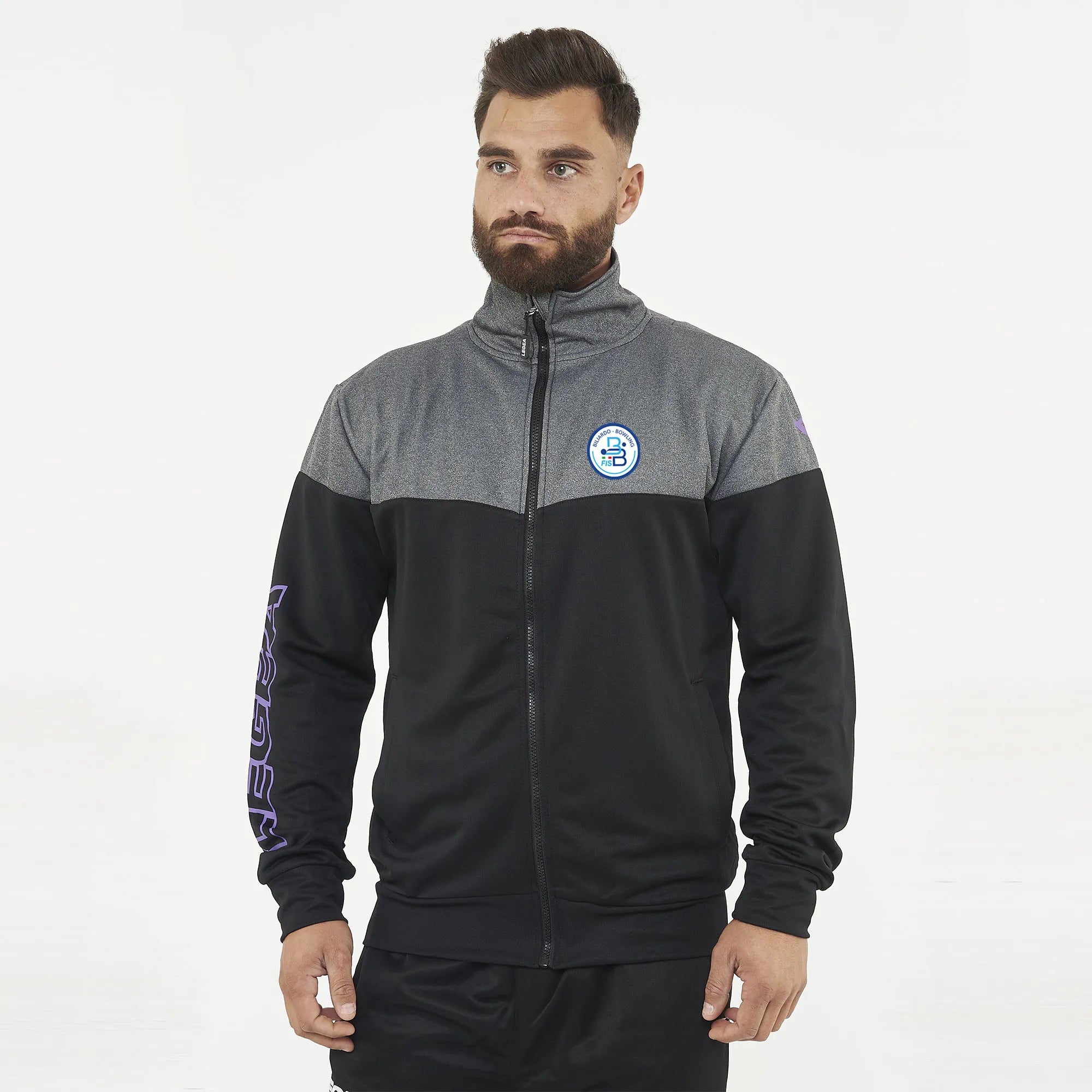 legea-giacca-sportiva-fisbb-full-zip-federazione-biliardo-e-bowling image 1