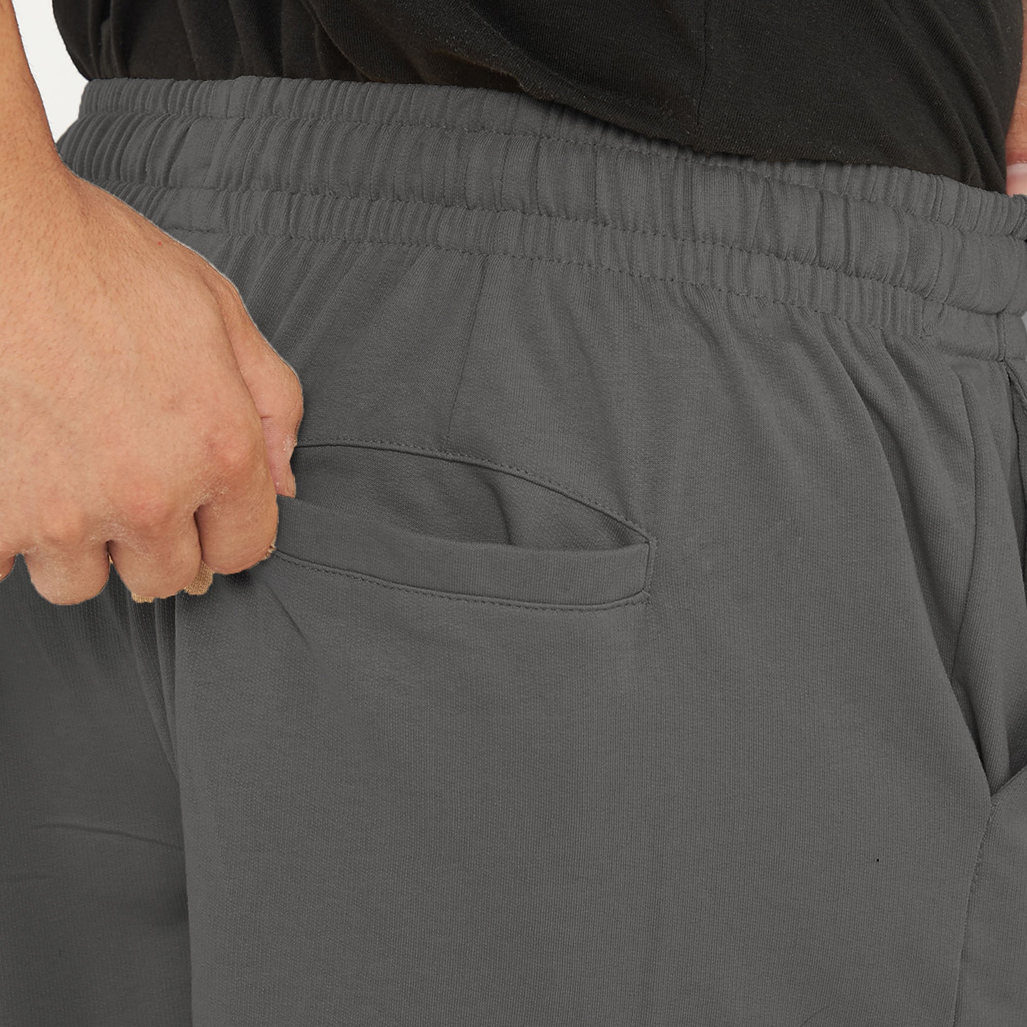 legea-f7-pantaloncini-french-terry-grigio-scuro-s image 3
