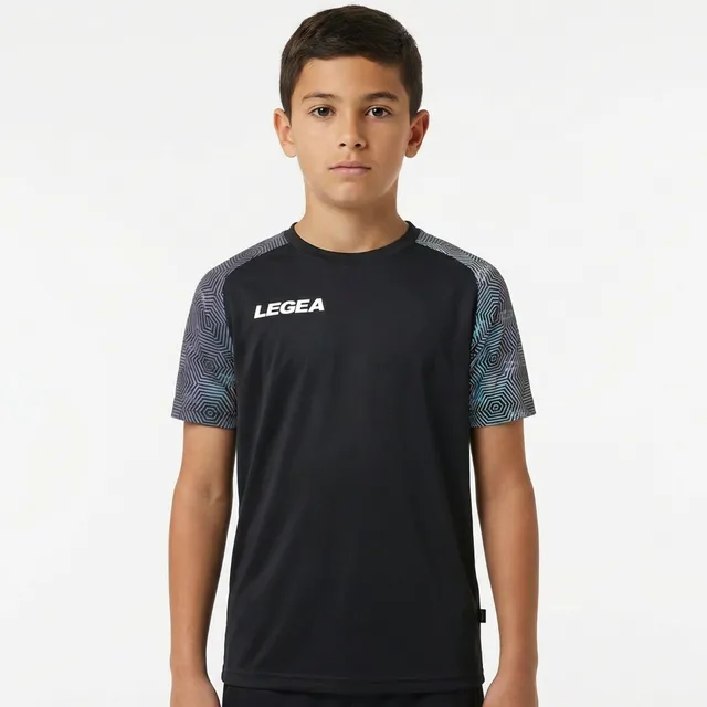 legea-maglia-giacarta-maglia-running-maniche-corte-nero-xs image 1