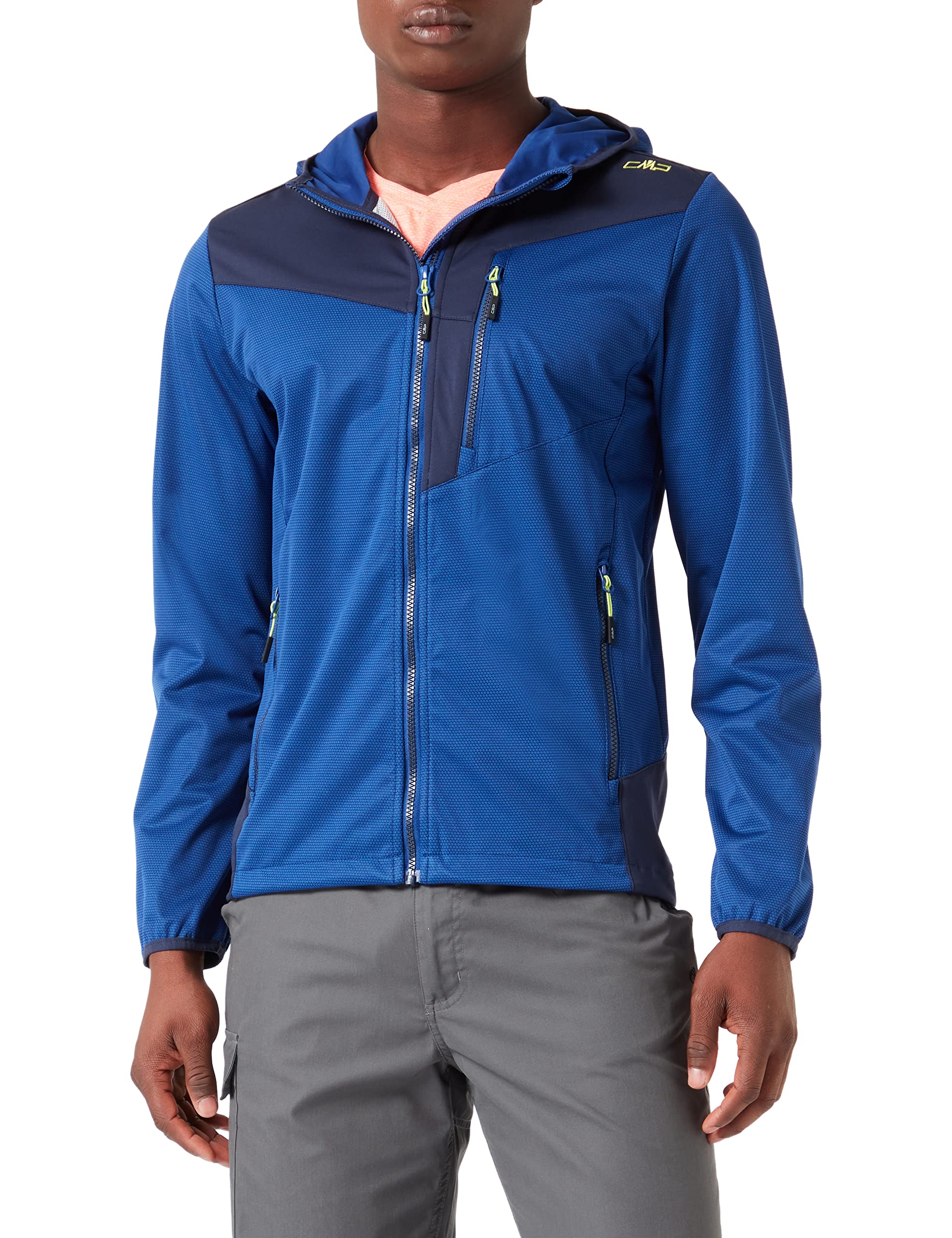 cmp-knit-tech-giacca-softshell-uomo-con-cappuccio-fisso-malva-geraneo-42 image 1