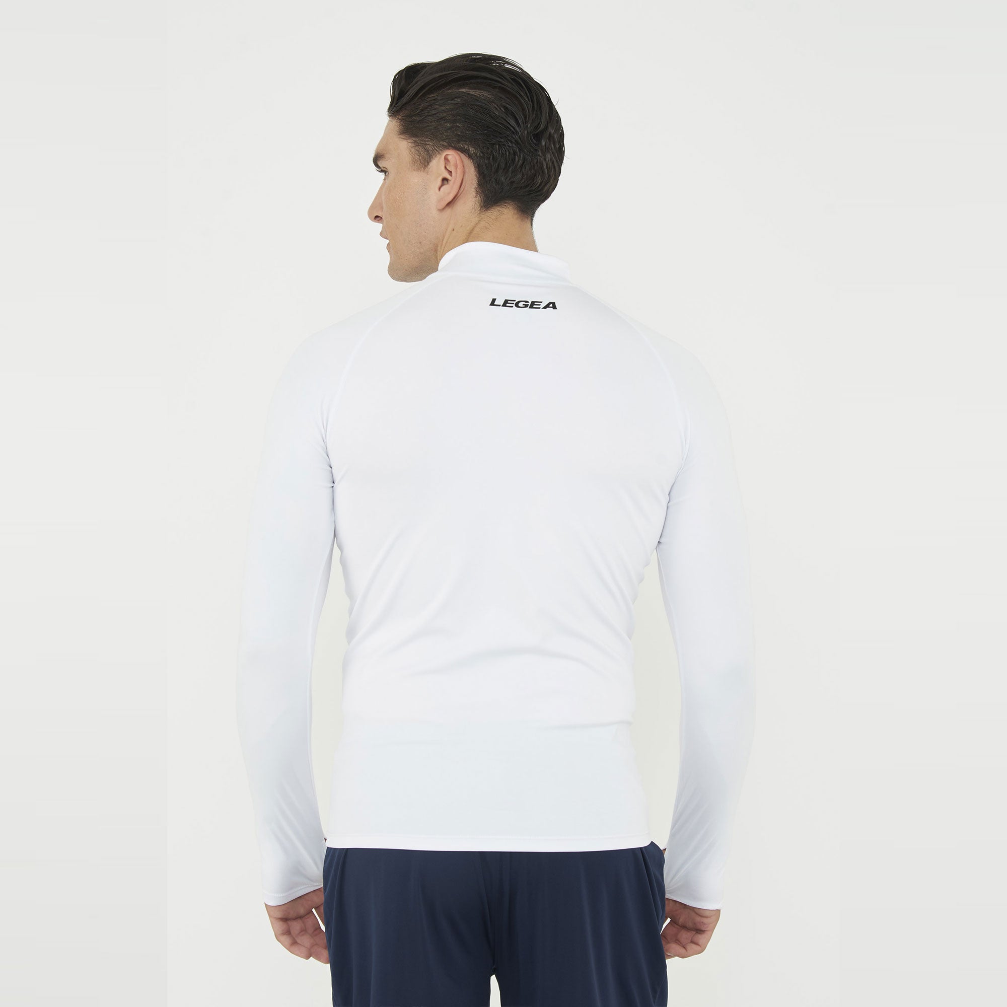 legea-ironboy-turbo-maglia-termica-mezza-zip-m-l-bianco image 2