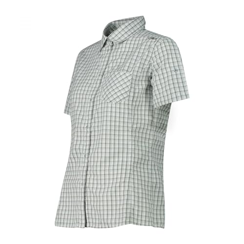 cmp-rahmsy-camicia-donna-maniche-corte-a-quadri-dry-function-upf-30 image 6