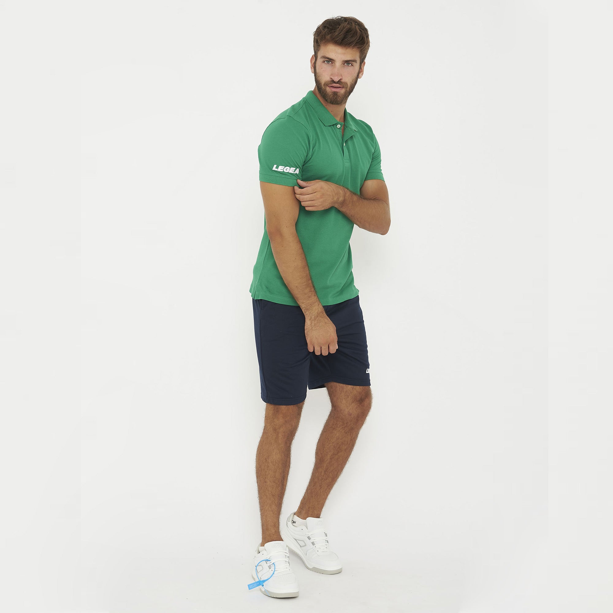 legea-ariete-polo-in-cotone-verde-2xl image 4