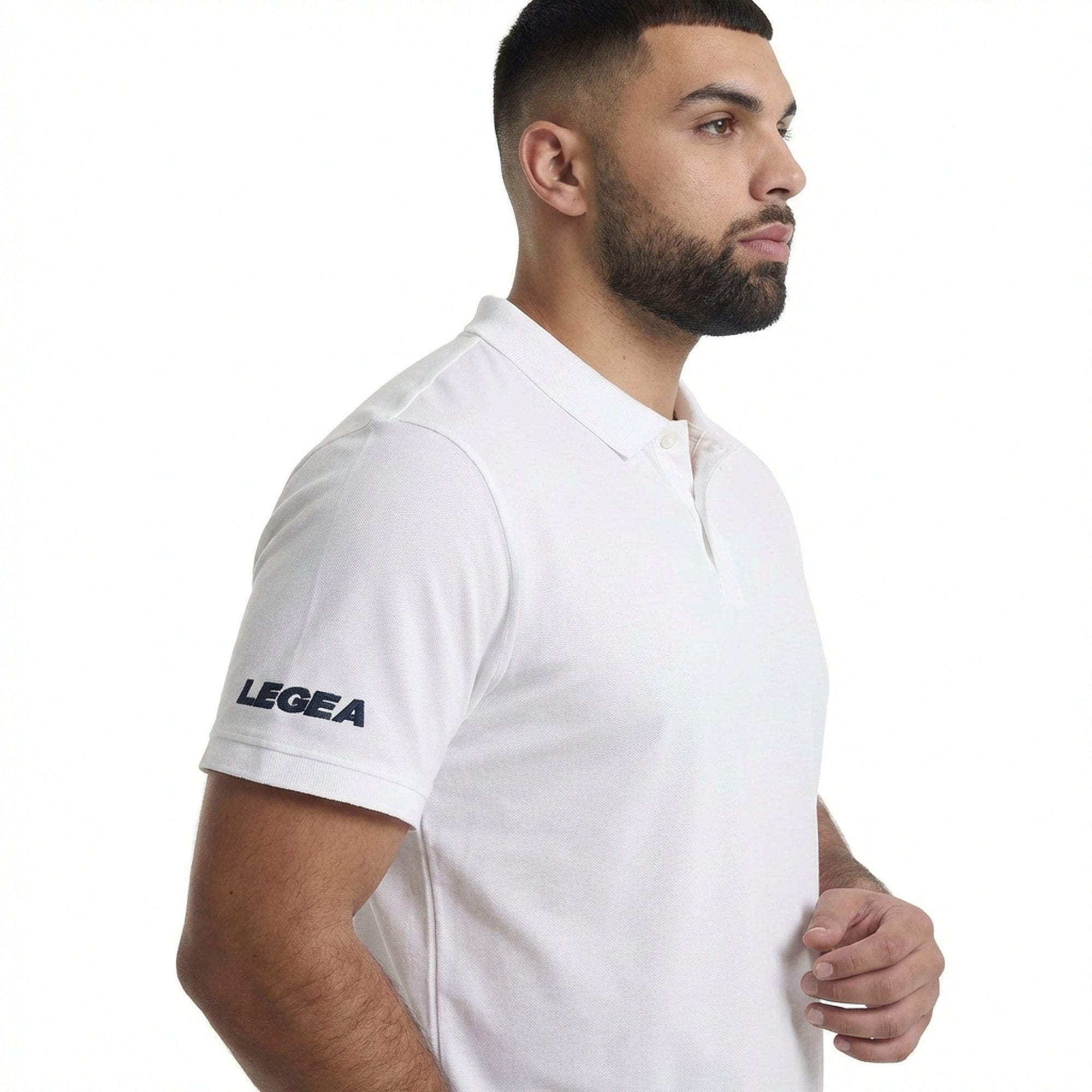 legea-ariete-maglia-polo-in-cotone-oversize-bianca-3xl image 3