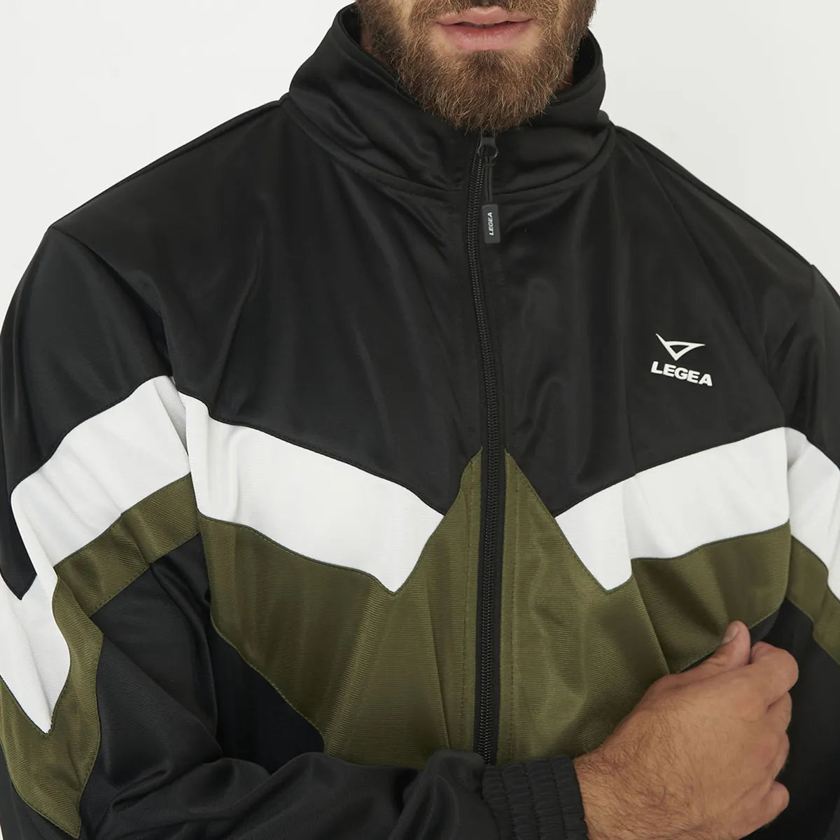 legea-cargo-loose-vintage-tuta-sportiva-completa-verde-nero-l image 3