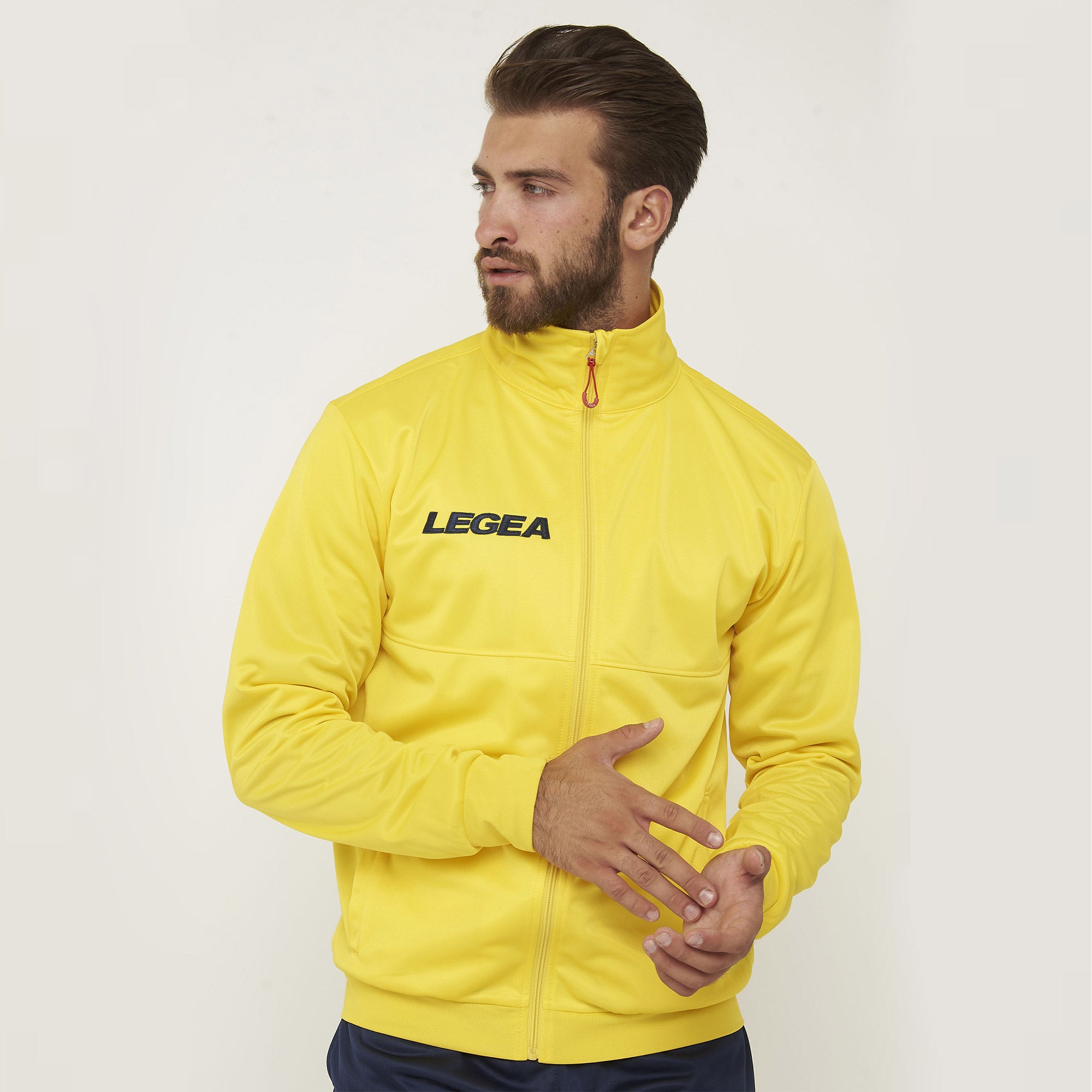 legea-cuba-giacca-sportiva-con-zip-giallo-3xs image 1