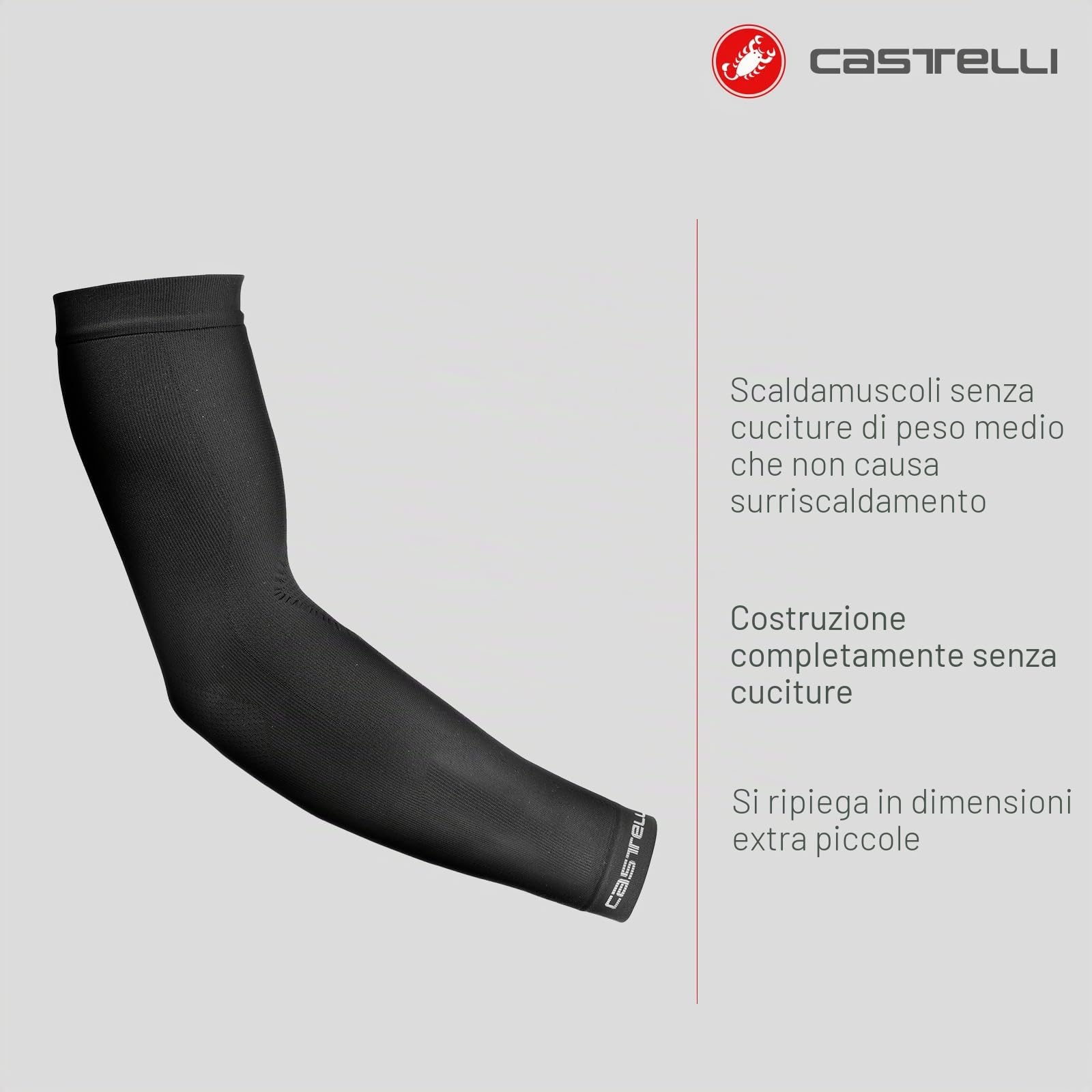 castelli-pro-seamless-2-scaldamuscoli-braccia-uomo image 2