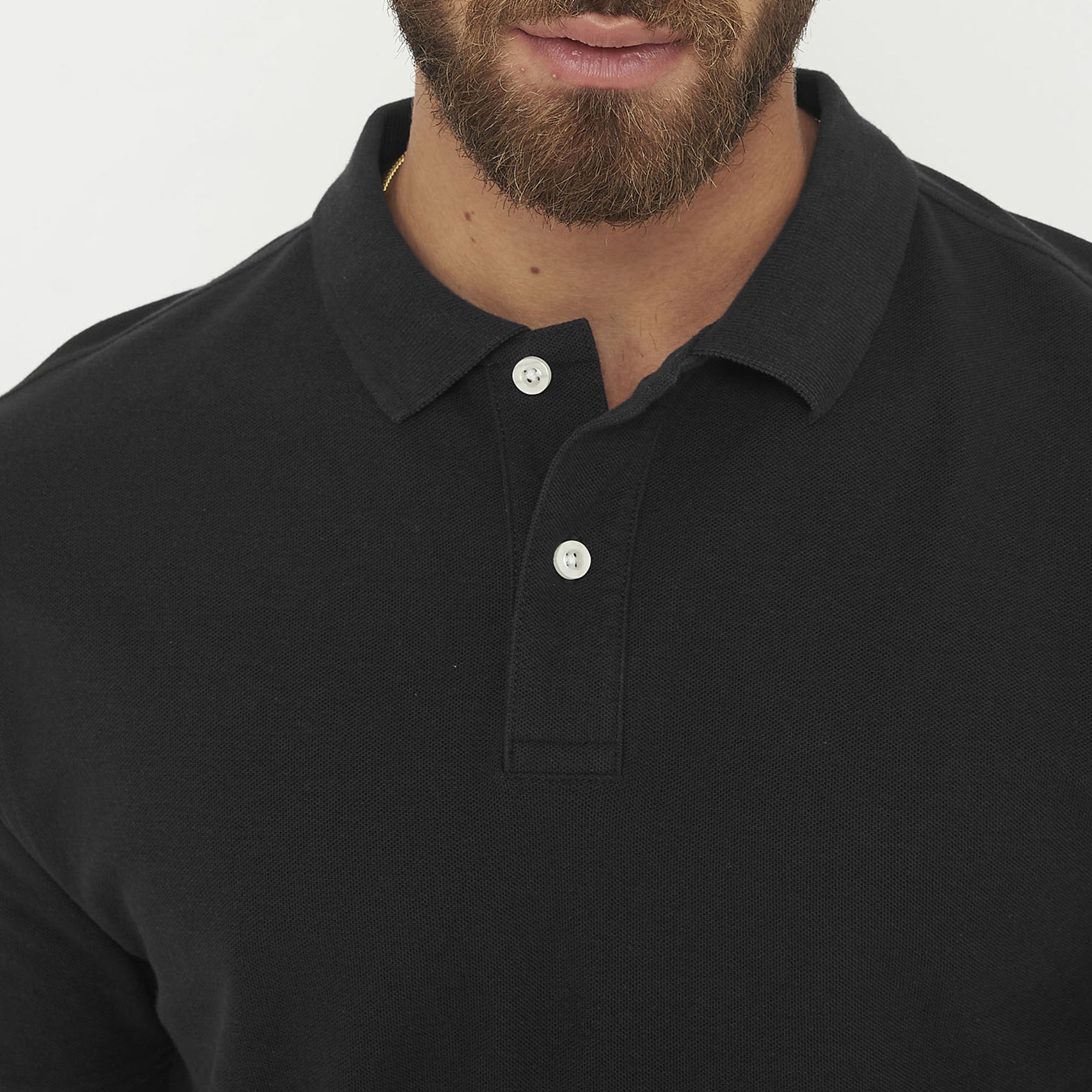 legea-ariete-polo-in-cotone-nero-xl image 5
