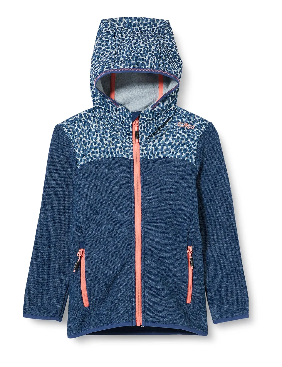 cmp-giacca-in-pile-bambini-con-cappuccio-fisso-unisex image 1