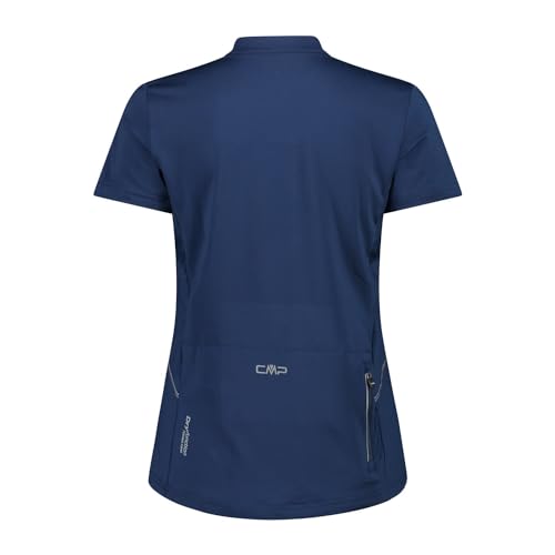 cmp-t-shirt-elasticizzata-bici-donna-mezza-zip-altak image 8