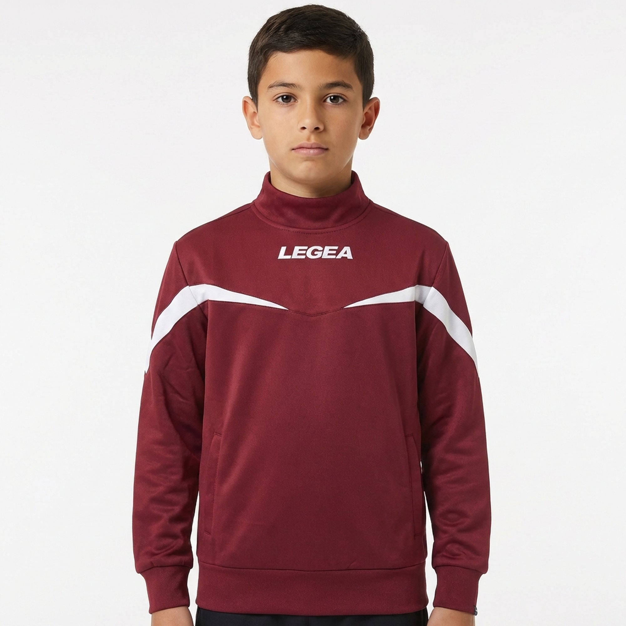 legea-calcutta-giacca-da-allenamento-con-zip-granata-2xs image 1