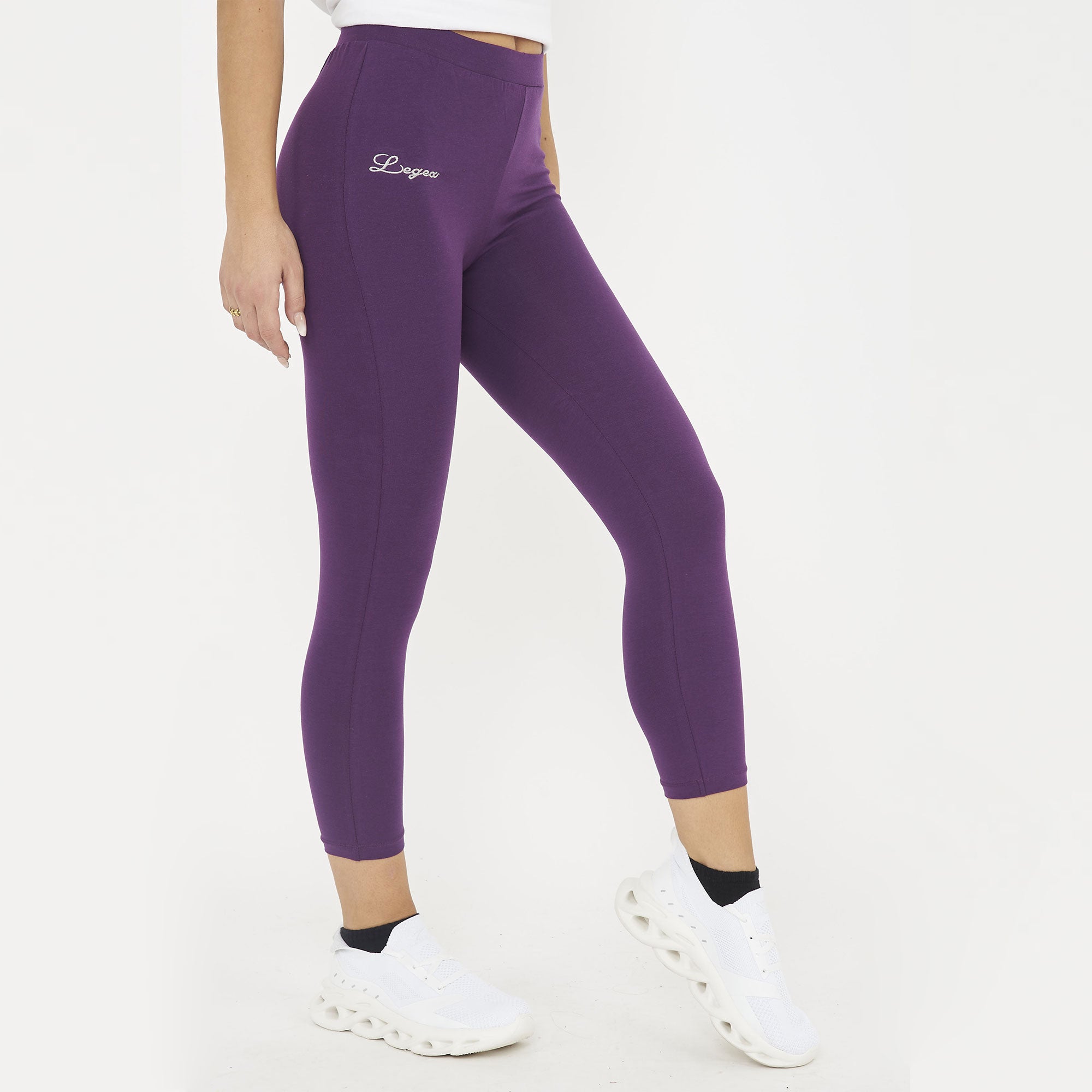 legea-yren-leggings-cotone-allenamento-capri-viola-l image 4