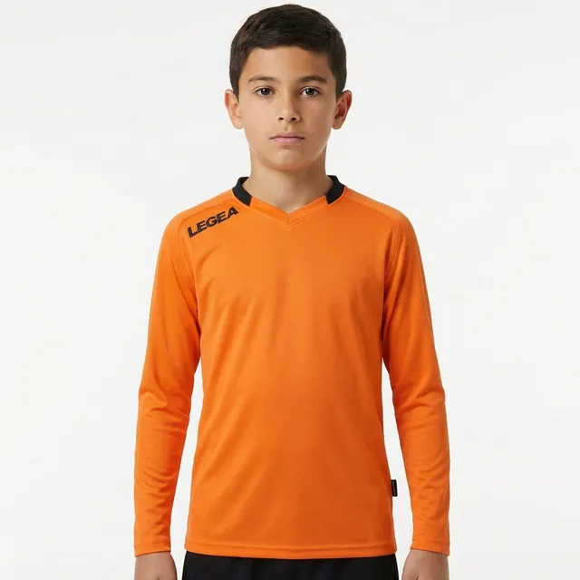 legea-monaco-ml-maglia-calcio-manica-lunga-arancio-nero-3xs image 1