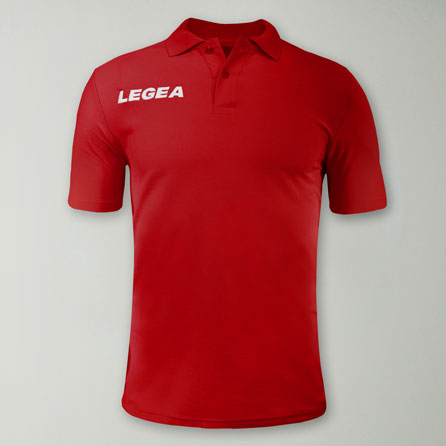 legea-polo-sud-gold-bambino-cotone-maniche-corte-rosso-xs image 2