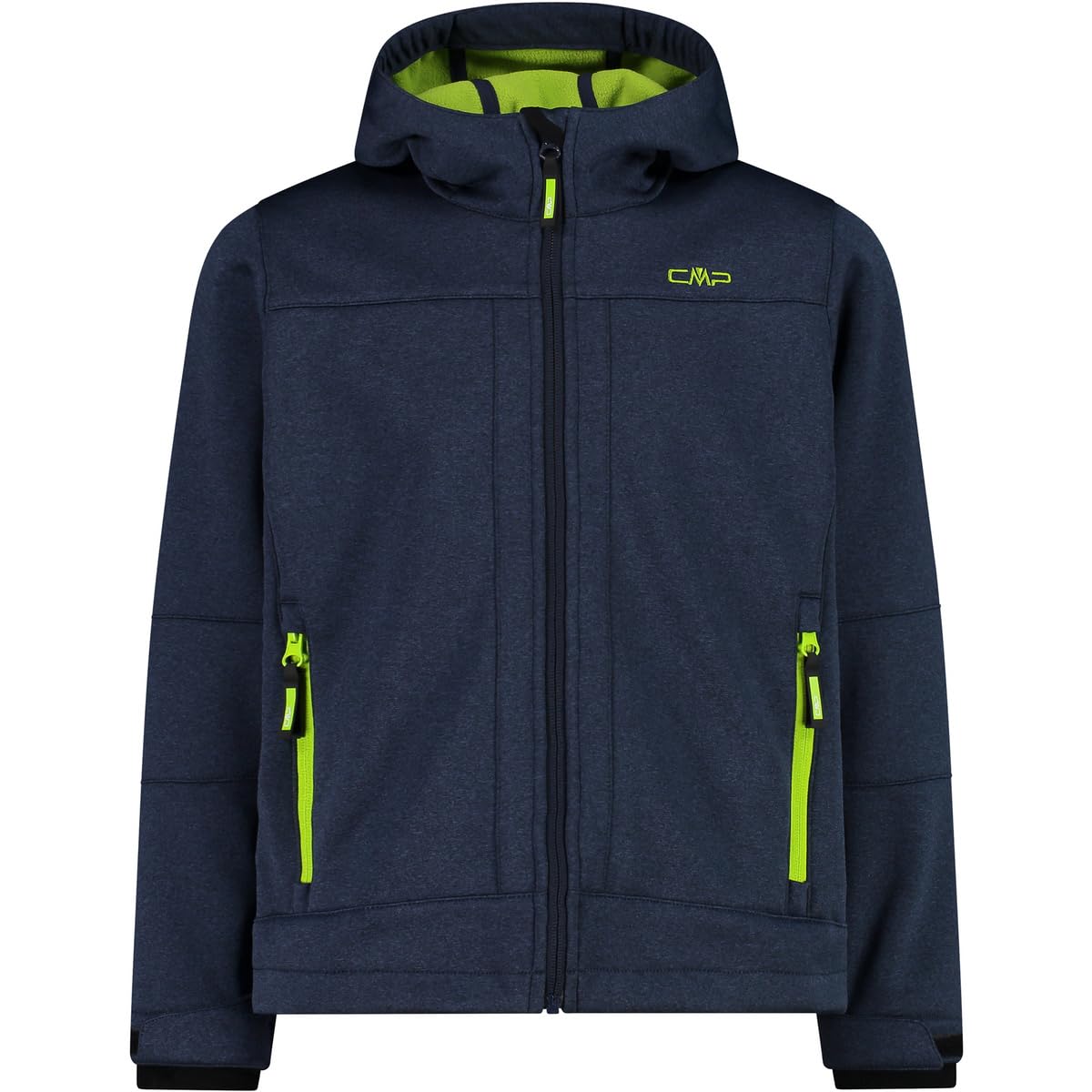 cmp-giacca-in-softshell-melange-bambini-con-cappuccio-fisso image 7
