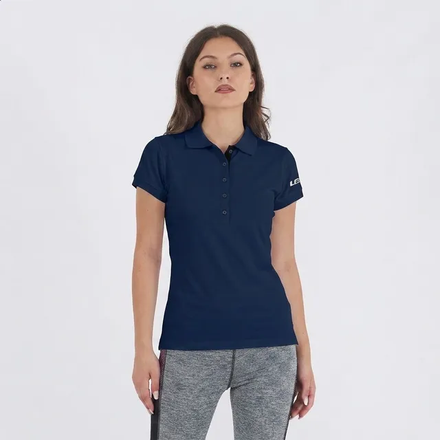legea-polo-donna-sud-silver-mezze-maniche-blu-m image 1