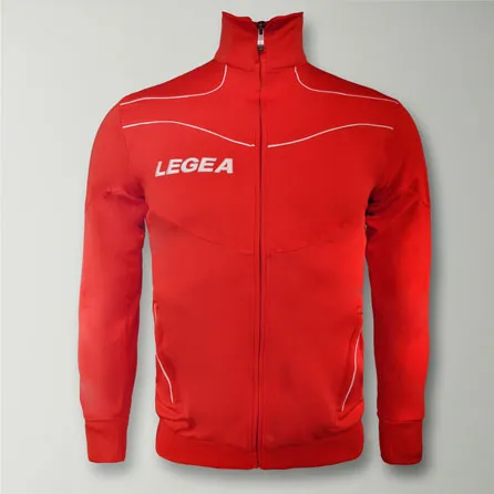 legea-texas-giacca-in-poliestere-con-zip-e-cappuccio-rosso-m image 1