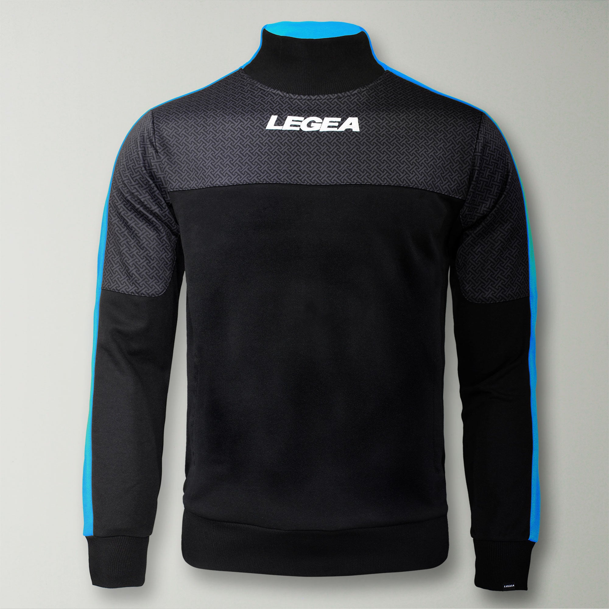 legea-damasco-giacca-allenamento-zip-intera-nero-celeste-fluo-2xl image 2