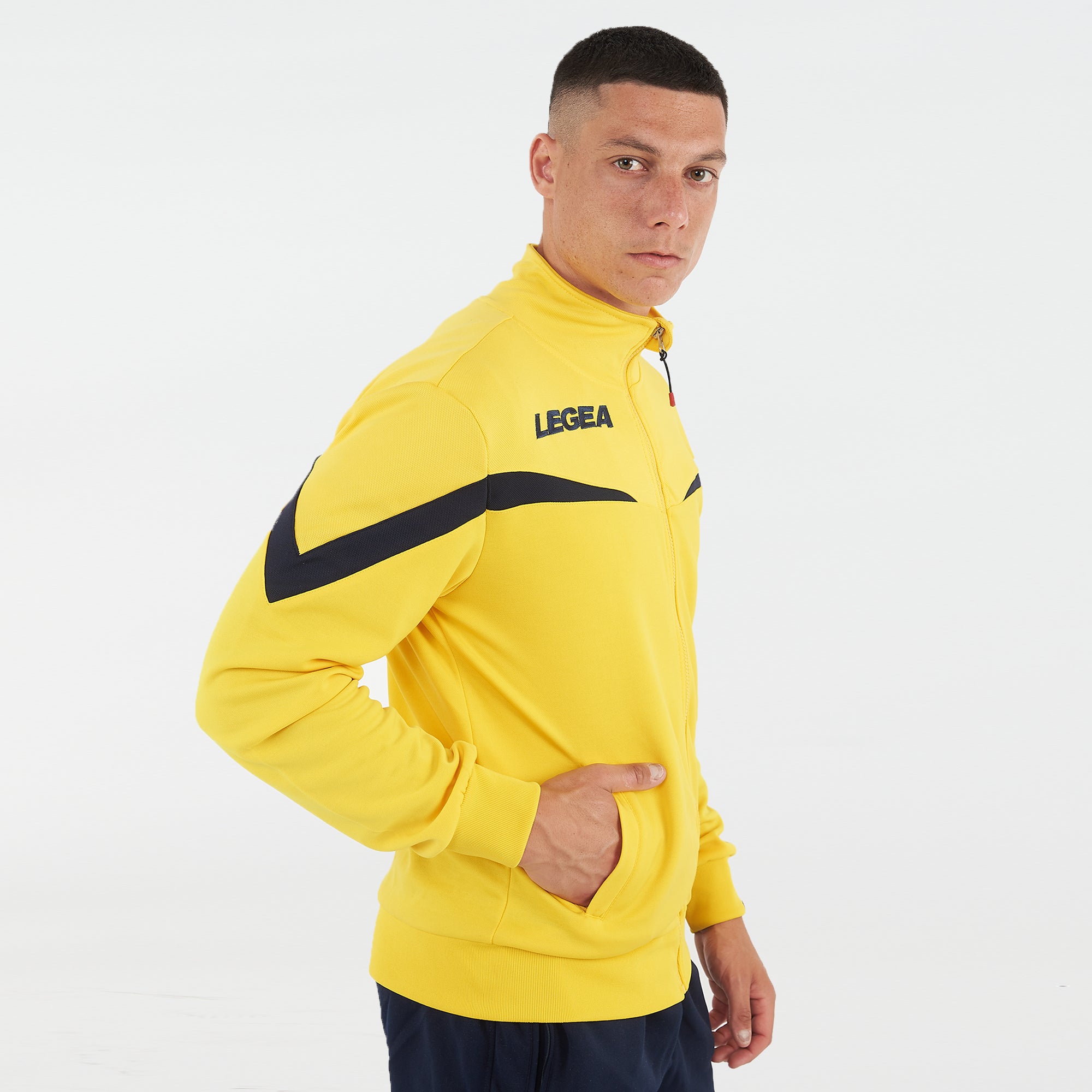 legea-giacca-mosca-sportiva-con-zip-giallo-blu-s image 2