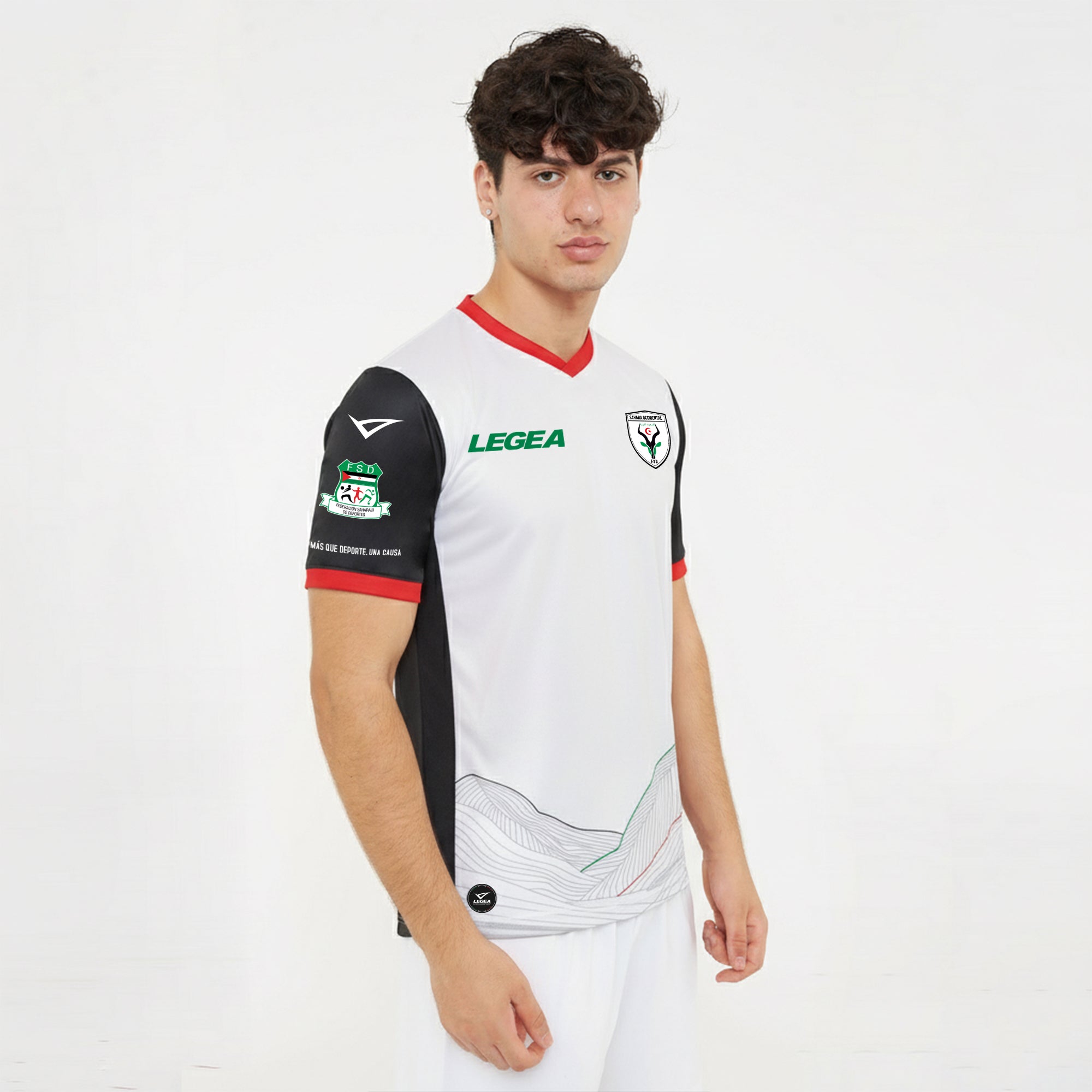 legea-saharaui-maglia-home-bianco-nero image 1