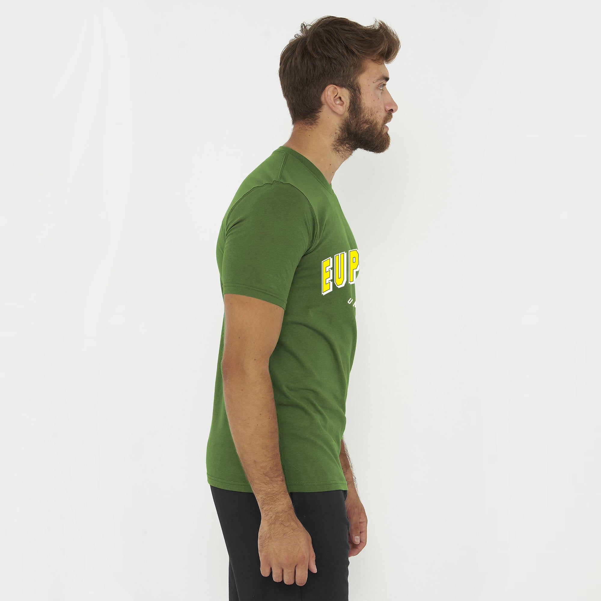 legea-euphoria-t-shirt-in-cotone-uomo-verde-militare-xl image 5