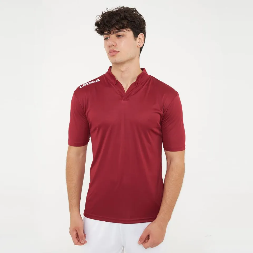 legea-ajaccio-maglia-da-calcio-con-colletto-granata-xl image 1