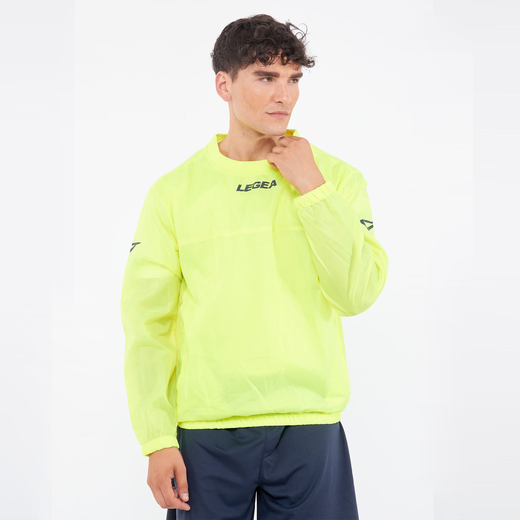 legea-giacca-antipioggia-andalusia-senza-zip-giallo-fluo-3xs image 1