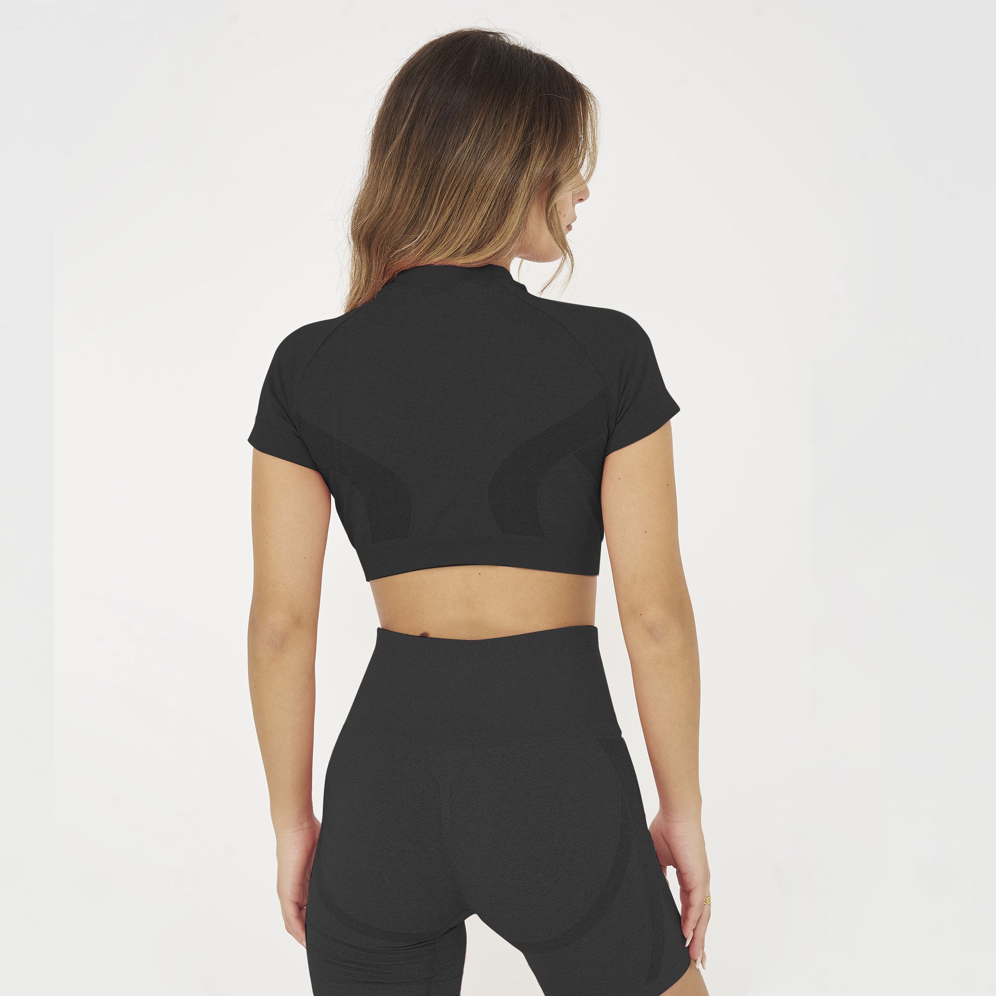 legea-maglia-crop-da-allenamento-lexi-donna-nero-l image 2