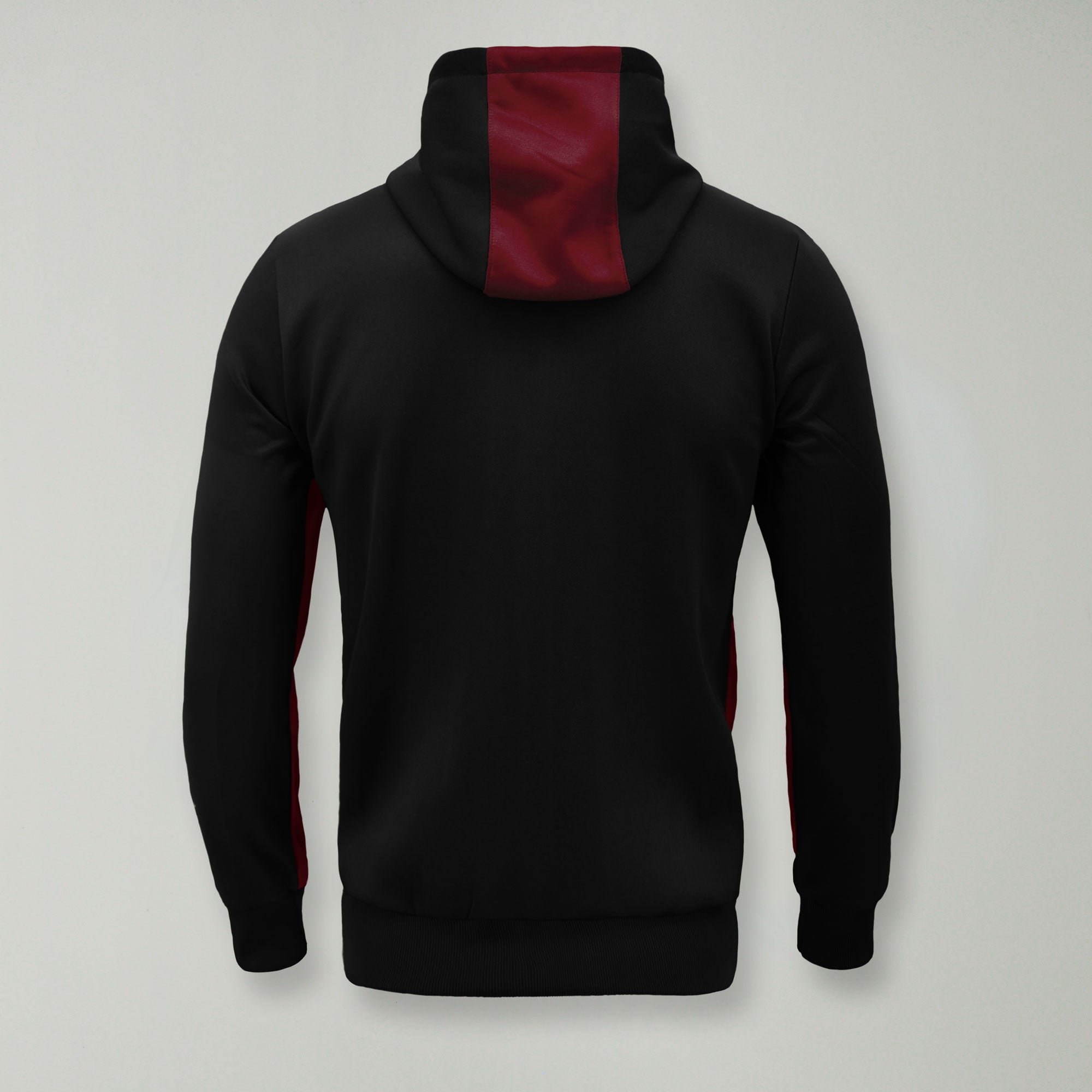 legea-flex-giacca-sportiva-con-zip-nero-granata-2xl image 2