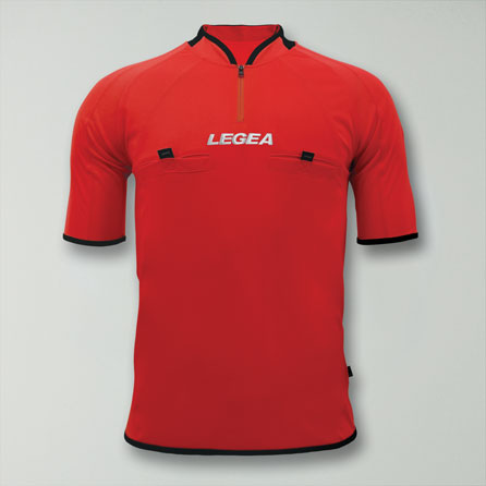 legea-drive-maglia-da-arbitro-maniche-corte-rosso-nero-l image 1