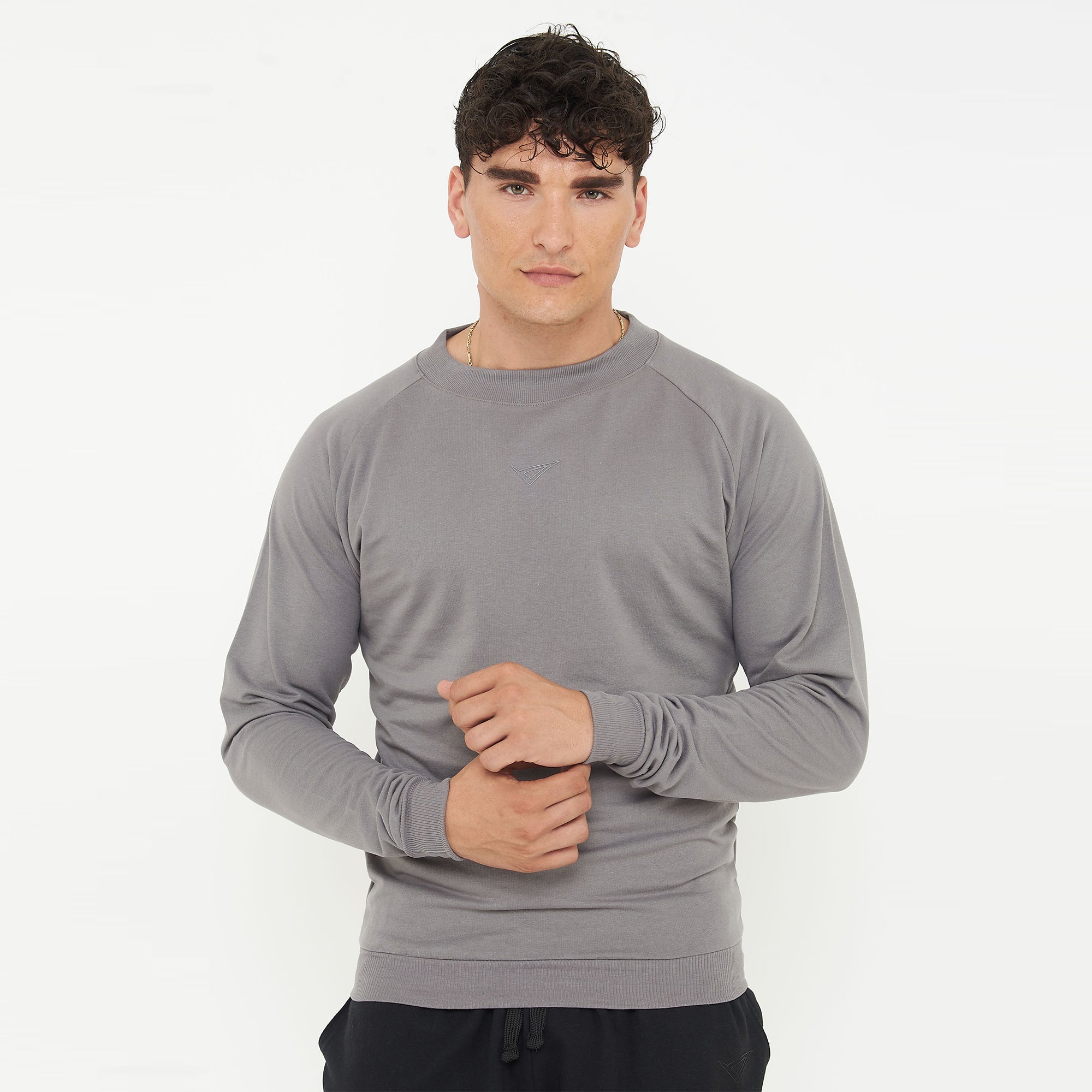 legea-f-gorn-felpa-cotone-girocollo-grigio-scuro-xl image 1