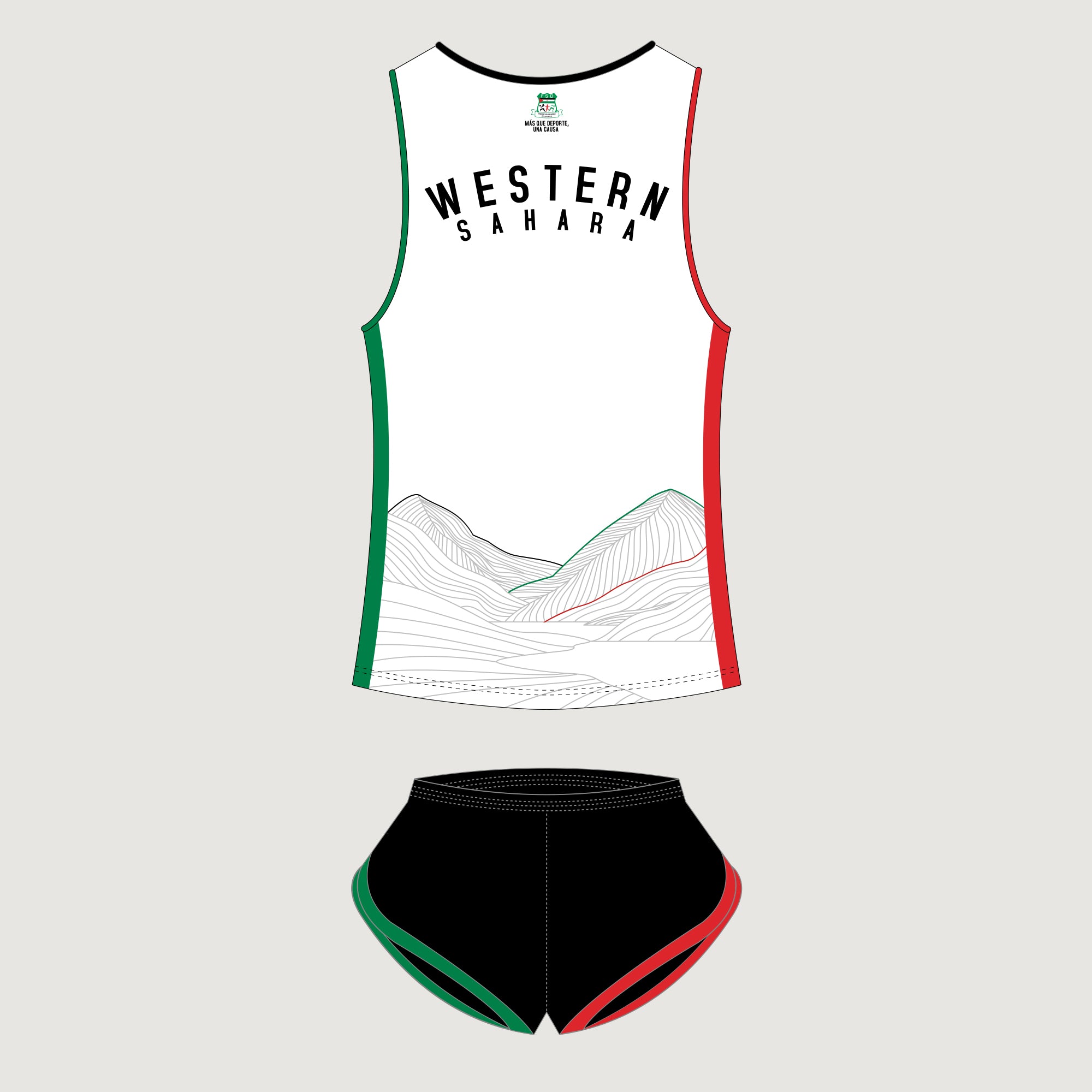 legea-saharaui-kit-blanco-atletismo-completo-sportivo-bianco image 2