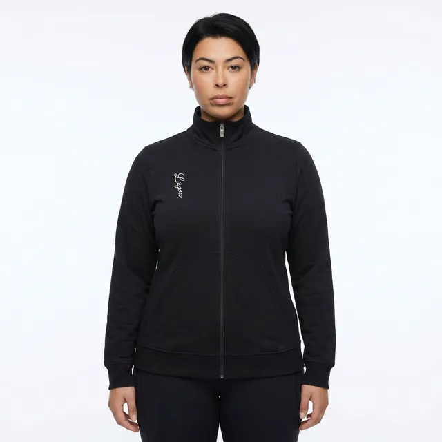 legea-karida-felpa-con-mezza-zip-oversize-nero-4xl image 1