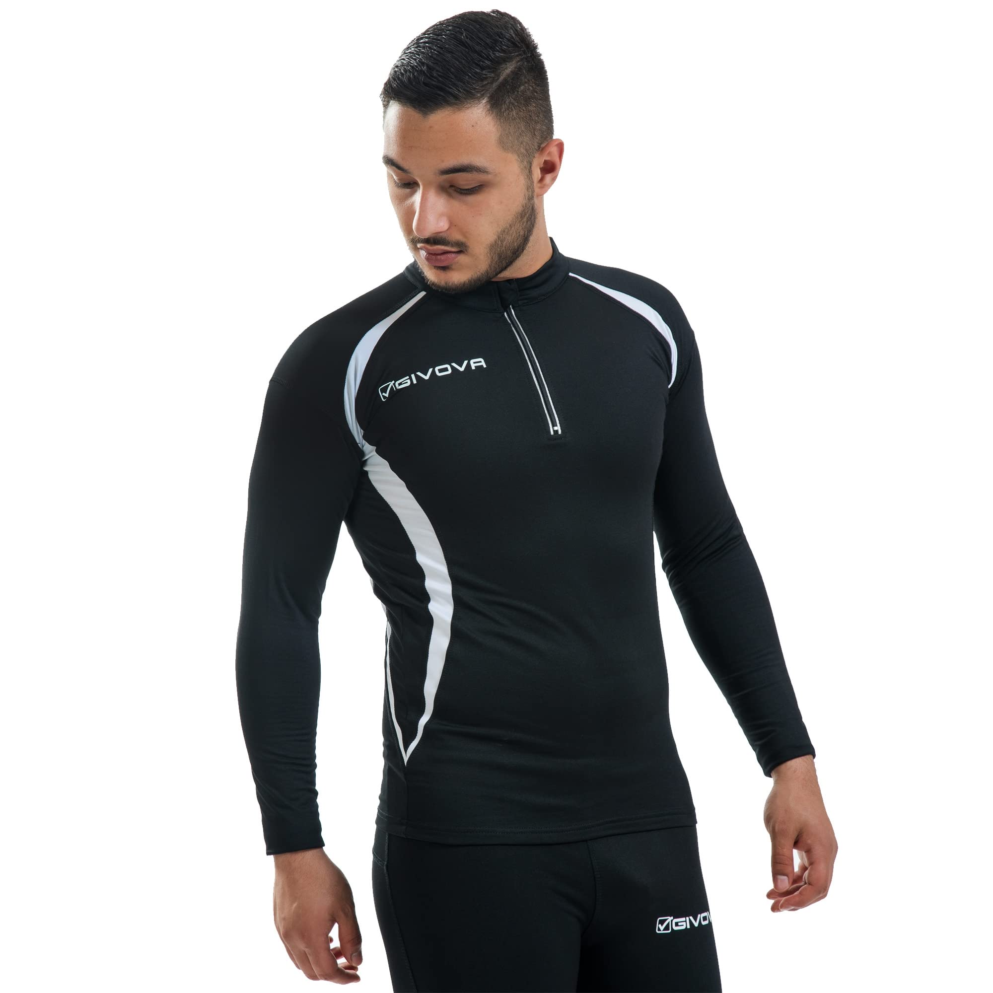 maglia-running-manica-lunga-unisex-givova-tei-con-mezza-zip image 8