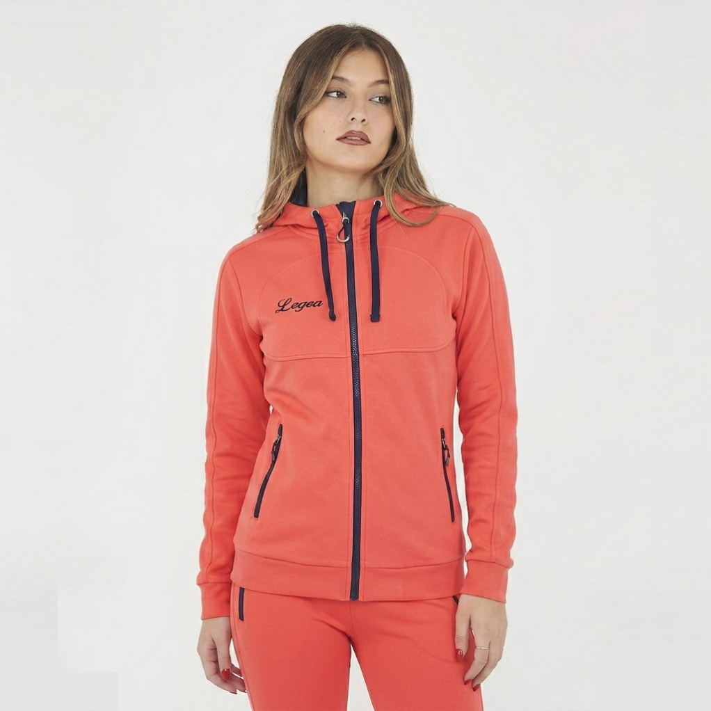 legea-sarlet-felpa-in-cotone-con-cappuccio-full-zip image 2