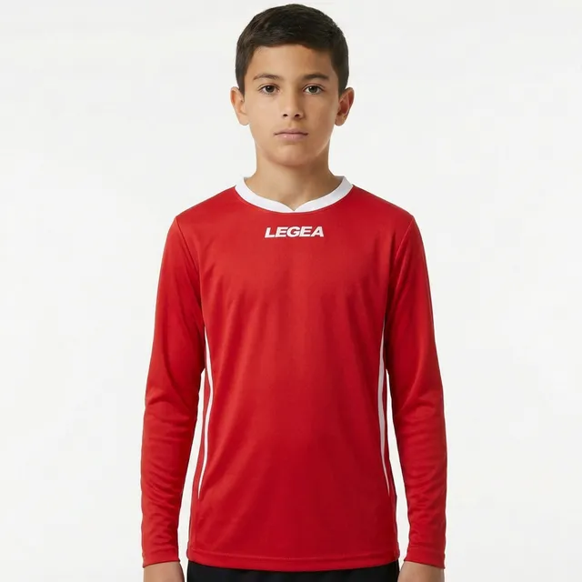 legea-dusseldorf-ml-maglia-calcio-maniche-lunghe-rosso-bianco-3xs image 1