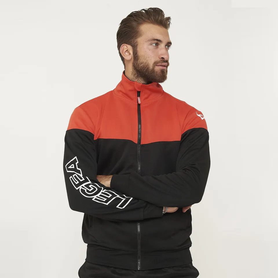 legea-ontario-senior-giacca-bicolor-full-zip-nero-amaranto-xl image 1