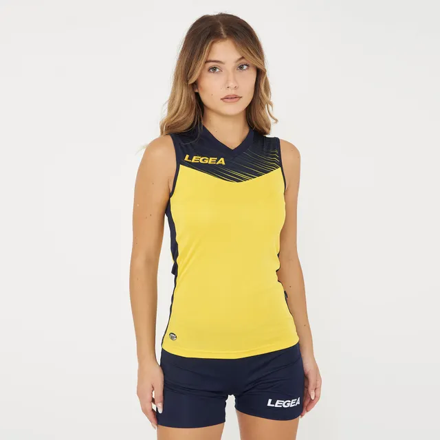 legea-cilento-canotta-da-pallavolo-giallo-blu-2xs image 1